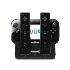 Eluugie 251698171563 3 In 1 Charger Dock Charging Station Base For Wii U Gamepad Stand