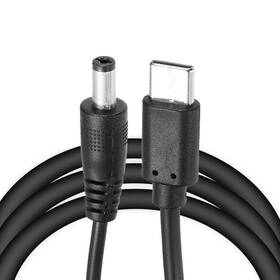Fixinairp 676766647782 2 Pcs 1.3ft Usb C To Dc Pd Power Fast Charging Cable 5.5x2.1mm 36w/12v Black
