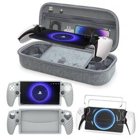 Psp301 Foluck 3 1 Accessories Set Playstation Portal Remote Player Eva Case Ps5 2 Pack