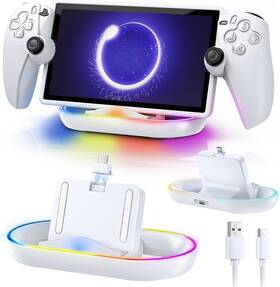 Psp16 Fyoung Charger Station For Playstation Portal- Case Friendly Charging Dock White