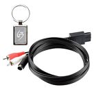 Gam3gear Snes Nintendo N64 Gamecube S Video Cable With Keychain 702403658771