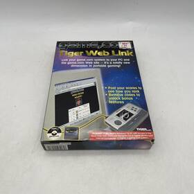 Game.com 050626004814 Web Link Tiger Gamecom Complete Box Internet Score Weblink Cable