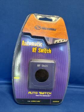 Gge202 Game Elements 026616065615 Gamecube Automatic Rf Switch 2003 - New Sealed