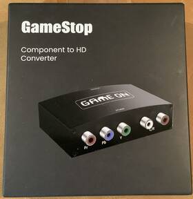 401635 Gamestop Component To Hd Converter Universal Plug And Play For Retro Consoles