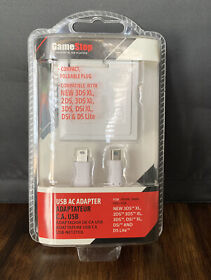 Gamestop Usb Ac Adapter Nintendo 3ds Xl 2ds Dsi And Lite