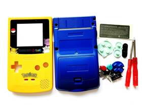 Housing-19201211 Gametown Full Housing Shell Case Cover Pack With Screwdriver Buttons For Game Boy Colo