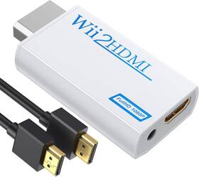 Gana 445041595574 Wii To Hdmi Converter Adapter With Cable Connect Console D