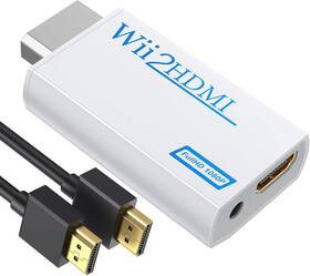 Gana 726084137882 Wii To Hdmi Converter Adapter With Cable Connect Console D