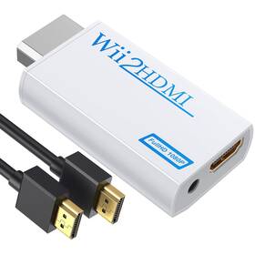 Gana 976419650065 Wii To Hdmi Converter Adapter 1080p 720p Connector Output
