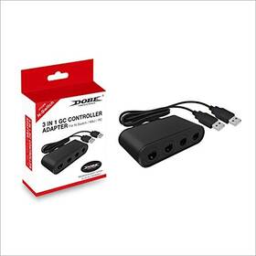 Tns-1894 Gdreamer Dobe Gamecube Controller Adapter For Nintendo Switch Wii U And Pc - 4-port