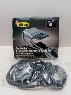 Get Into The Game 492070000217 Mad Catz Controller Extension Cable For Playstation Ps1 Ps2 Ps3 7ft Self Storage