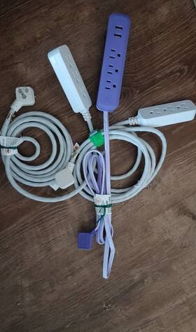 Ps-8000b2 Globe 78297 Extension Cord 3 Outlet Cable Set Of