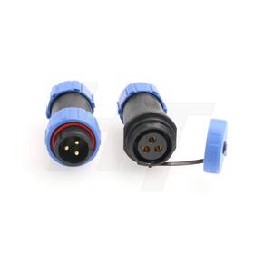 He21 Hangton 024119003274 3 Pin Male Female Cable Plug Socket Circular Waterproof Power Connector