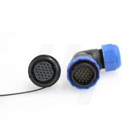 He29 Hangton Connect 021795932427 24 Pin Plastic Waterproof Connector Threaded Outdoor Industrial