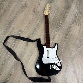 Psgts2 Harmonix Ps3 Rock Band Fender Stratocaster Guitar Controller No Dongle