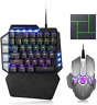 Hc-10175 Hycarus Wired One Handed Mechanical Gaming Keyboard And 789964263521
