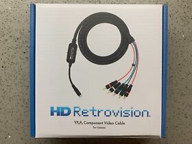 Fsy-gen-002 Hd Retrovision Sega Genesis Ypbpr Component Video Cable Brand New Sealed
