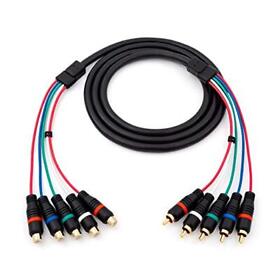 Hd Retrovision Ypbpr Component Video Female-to-male Rca Extension Cable