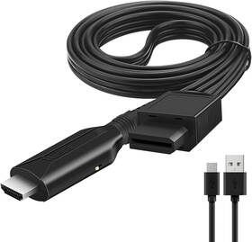12222 Hdsunwstd Wii To Hdmi 1m 3.2ft Cable Converter 1080p/ 720p Adapter Black