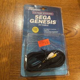 High Frequency 092402045208 Sega Genesis Stereo Av Audio Video Composite Cable Brand New In Box
