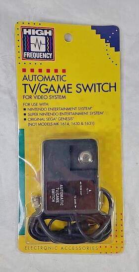 3004 High Frequency New - Automatic Tv/game Switch For Nes Snes Sega Genesis