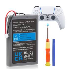 Lip1708 Hisewen Ps5 Controller Battery 2650mah Replacement For Sony Playstat