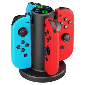 Honcam 705888857684 Joycon Charging Dock For Switch Controller Accessories Black