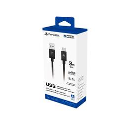 Spf-015u Hori Usb Charging Play Cable For Playstation 5 - Officially Licensed By So