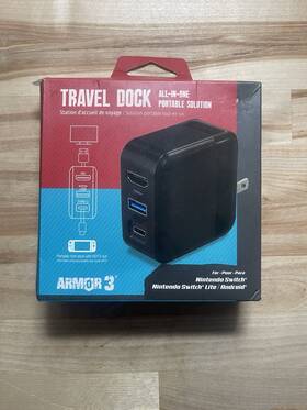 Hyperkin 810007712420 Armor 3 Travel Dock All-in-one Portable Solution - Nintendo Switch Lite