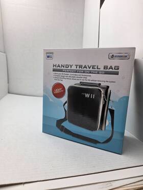 Hyperkin 813048010838 New Wii Travel Carry Bag Carrying Case For Console Games And Accessories #g2