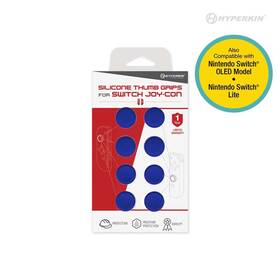 Hyperkin 813048019008 8pk Silicon Thumb Grips For The Nintendo Switch - Neo Blue