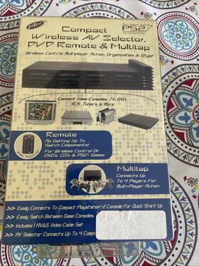 G7616 Intec Compact Wireless Av Selector Dvd Remote And Multitap Ps2 Playstation