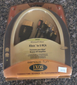 Xpx04 Ixos Xbox To 5 Rca Av Amplifier Gold Plated Component 6foot Cable