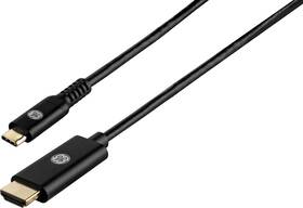 76050 Jasco Products Company Llc Ge Usb-c To Hdmi Multi-monitor Adapter 6ft Black 4k Ultra Hd Video And Audio