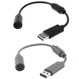 Jed-02 Jedihra 2 Pack Replacement Dongle Usb Breakaway Cable For Xbox 360 Wired Cont