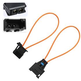 Kotjt3300bl-2pc Jewkot 2 Pcs Car Fiber Optic Short Circuit Test Ring Male And Female Lo