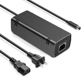 Jovno 711181103359 For Xbox 360 E Power Supply Brick With Cord Ac Adapter Charg