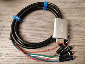 Kaico 5060556730504 Gamecube Component Adapter Lead For The Nintendo Running Gcvideo Lite