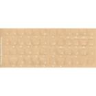 Kbschinesew Chinese Bopomofo Transparent Keyboard Stickers Labels Overlays With White