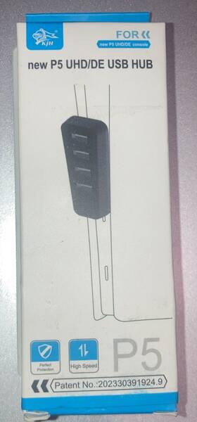 Kjh 907833207252 P5 Uhd/de Usb Hub 4 Ports For Ps5 Playstation Console