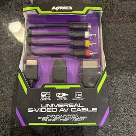 Kmd 849172004092 Universal S-video Av Vga Cable 6ft Brand New Fast Shipping