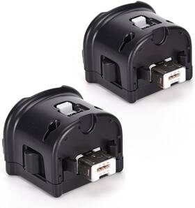Wmpd-1 Lactivx Wii Motion Plus Adapter 2 Packs Upgraded Attachment For Black