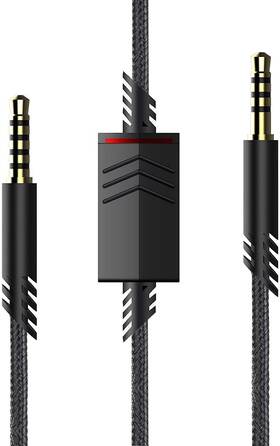 Cable004 Leclooc Replacement A40 Cord Compatible With Astro Headset Inline Mute Black