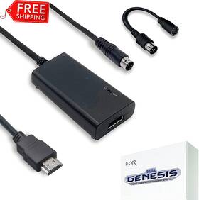 Levelhike 313037345380 Hdmi Cable For Sega Genesis Model 1/2 / 3 Cd Cdx 32x Nom