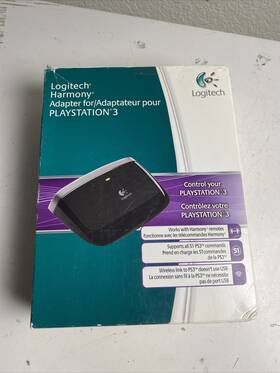 Logitech 097855059161 Harmony Adapter Control Playstation 3 Ps3 Wireless And Charger Sealed