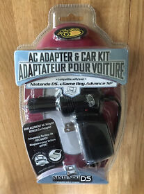 G00-02752 Mad Catz Ac Adapter Car Kit Nintendo Ds Gameboy Advance Sp New Sealed