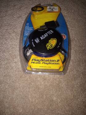 G02-08004 Mad Catz Brand New Madcatz Playstation 2 Ps One Rf Adapter Autoswitch Coaxial Connection