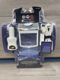 Mad Catz Game Boy Advance Travel Pack Screen Light Link Cable Car Charger Sealed