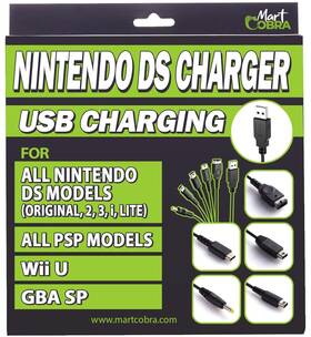 5in1usbcable Mart Cobra Usb Charger Cable For New 4 Feet Multi-console Charging