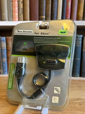 Max Shooter 122842606034 Sealed Mouse And Keyboard Adapter For Original Xbox Rare Nib